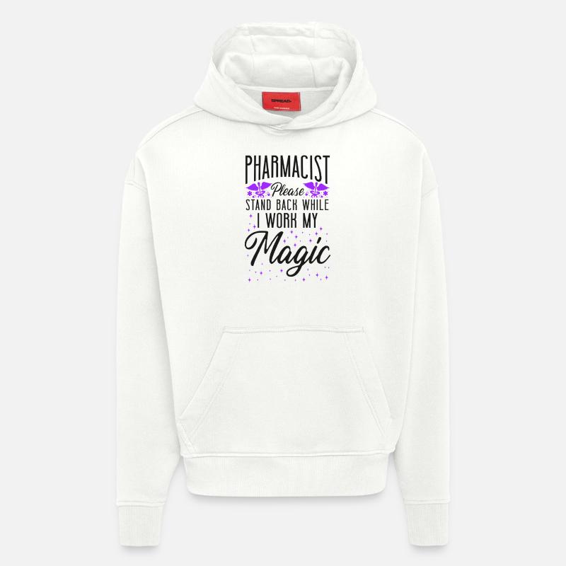 Pharmacy Tech Technician - Hoodie- made by SPREAD  - OFF WHITE