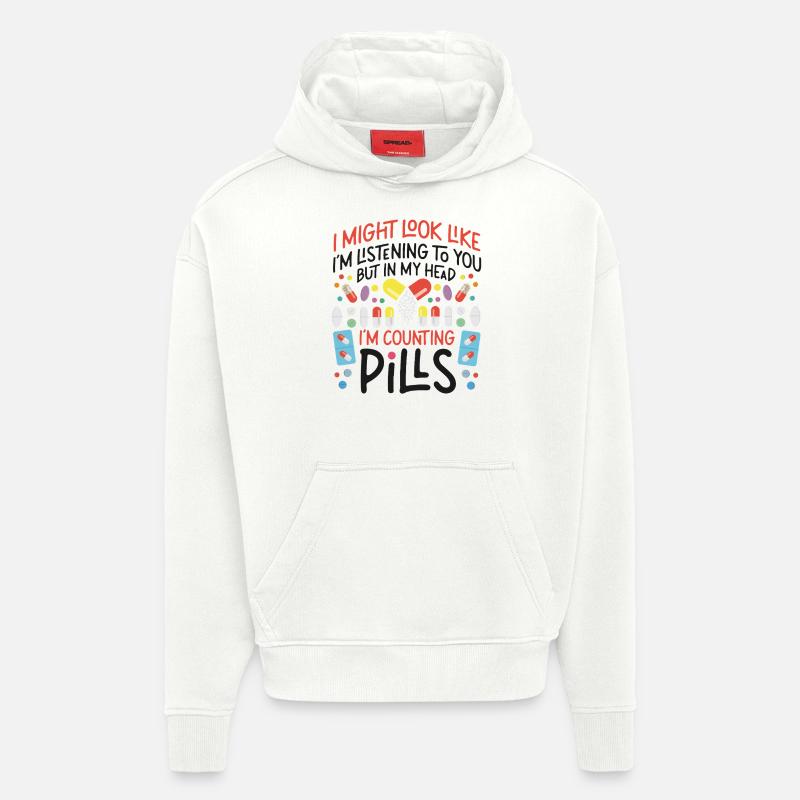 Pharmacy Tech Technician - Hoodie- made by SPREAD  - OFF WHITE
