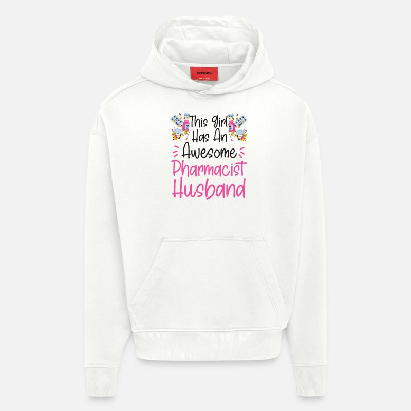 Pharmacy Tech Technician - Hoodie- made by SPREAD  - OFF WHITE