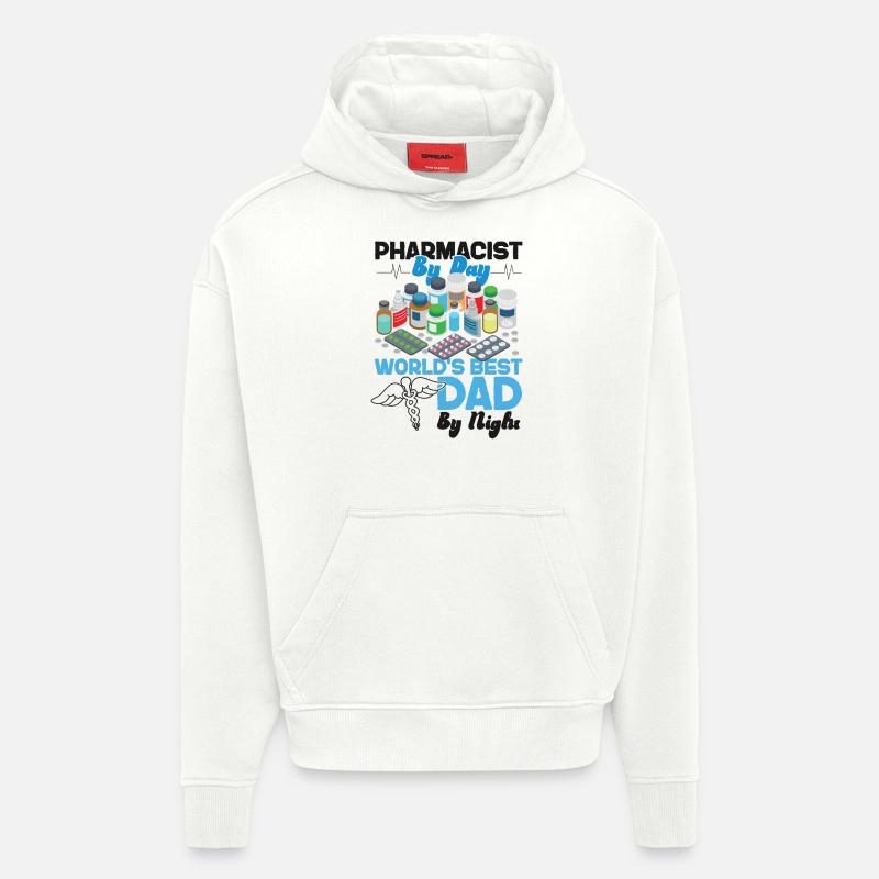 Pharmacy Tech Technician - Hoodie- made by SPREAD  - OFF WHITE