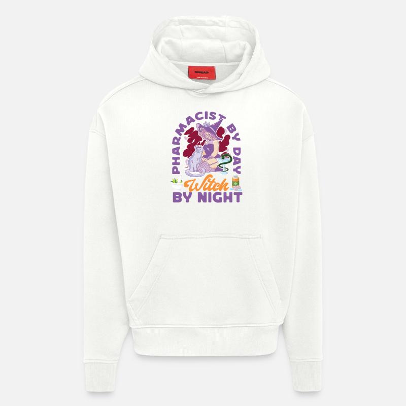 Pharmacy Tech Technician - Hoodie- made by SPREAD  - OFF WHITE