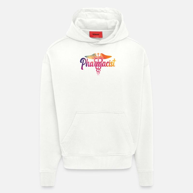 Pharmacy Tech Technician - Hoodie- made by SPREAD  - OFF WHITE