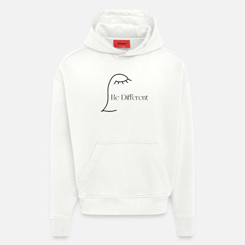 Be different from others - Hoodie- made by SPREAD  - OFF WHITE