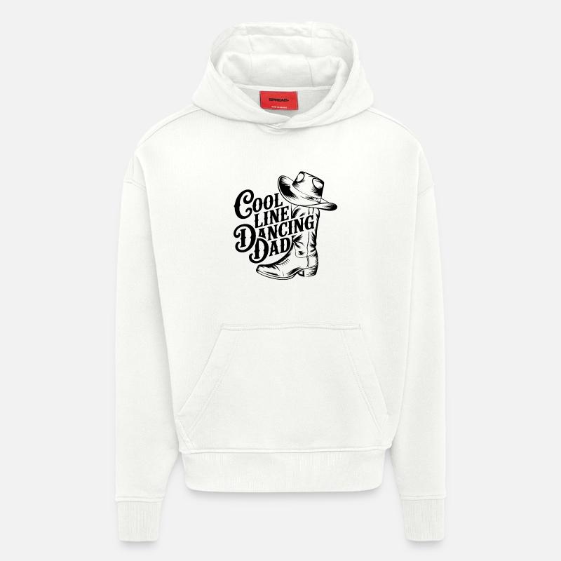 Linedance Papa tanzt Line Dance - Hoodie- made by SPREAD - OFF WHITE