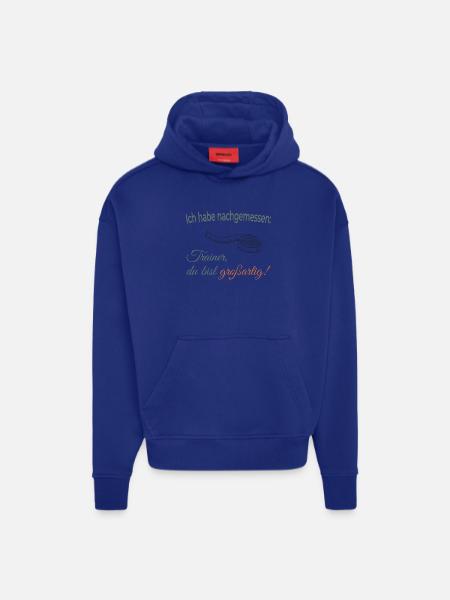 I measured: Coach, you're great! - Hoodie- made by SPREAD - OFF WHITE