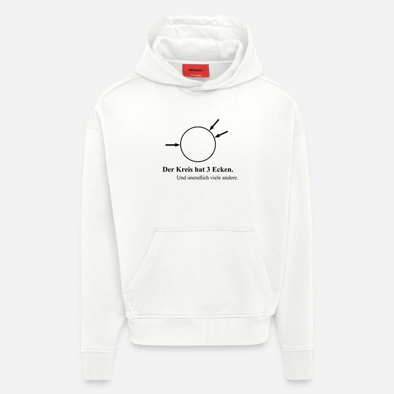 Drei Ecken - Hoodie- made by SPREAD  - OFF WHITE