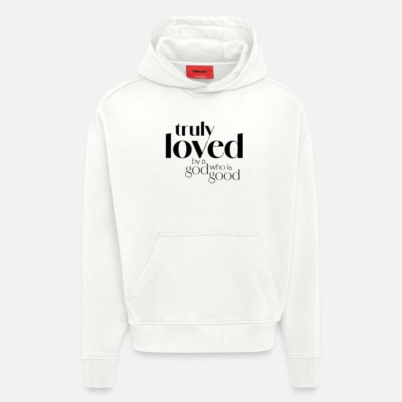 VraimentAimé - Sweat à capuche bio épais oversize fabriqué en UE - OFF WHITE