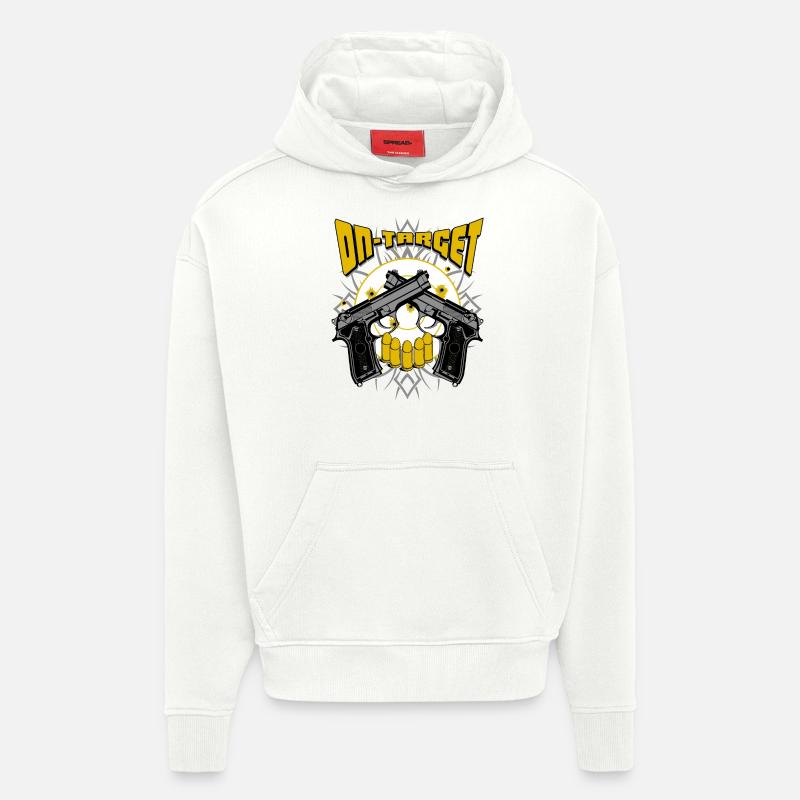 on target - Hoodie- made by SPREAD  - OFF WHITE