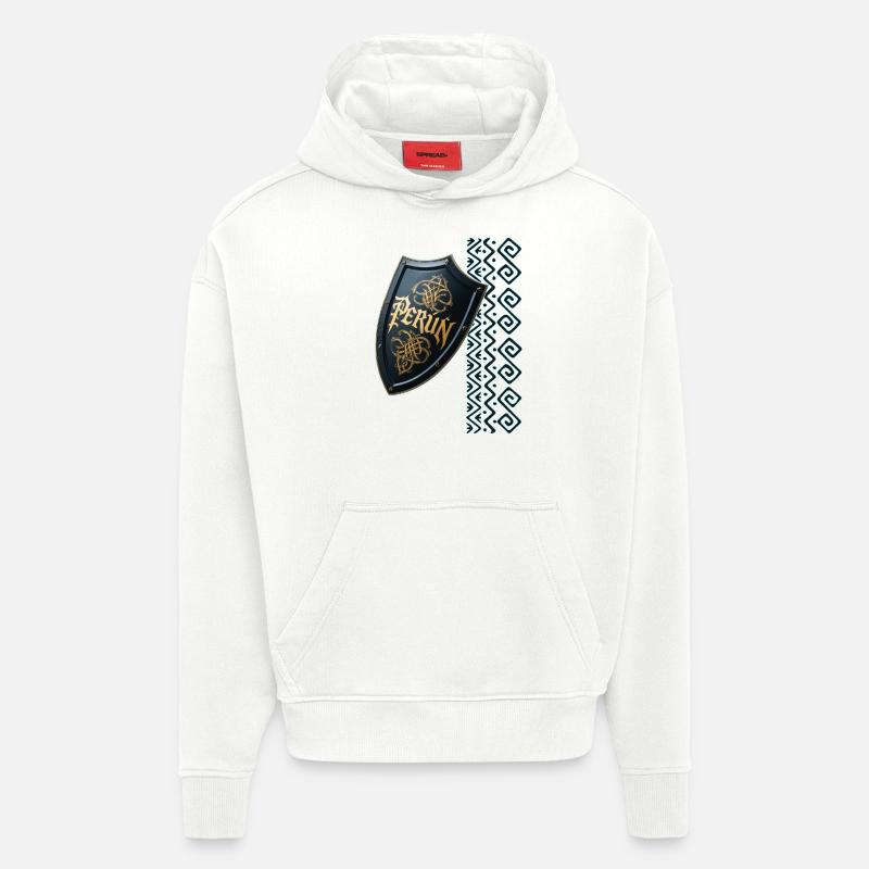 Perún - der Gott des Sturms - Hoodie- made by SPREAD  - OFF WHITE