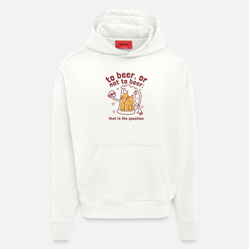 Bier oder nicht Bier - Hoodie- made by SPREAD  - OFF WHITE