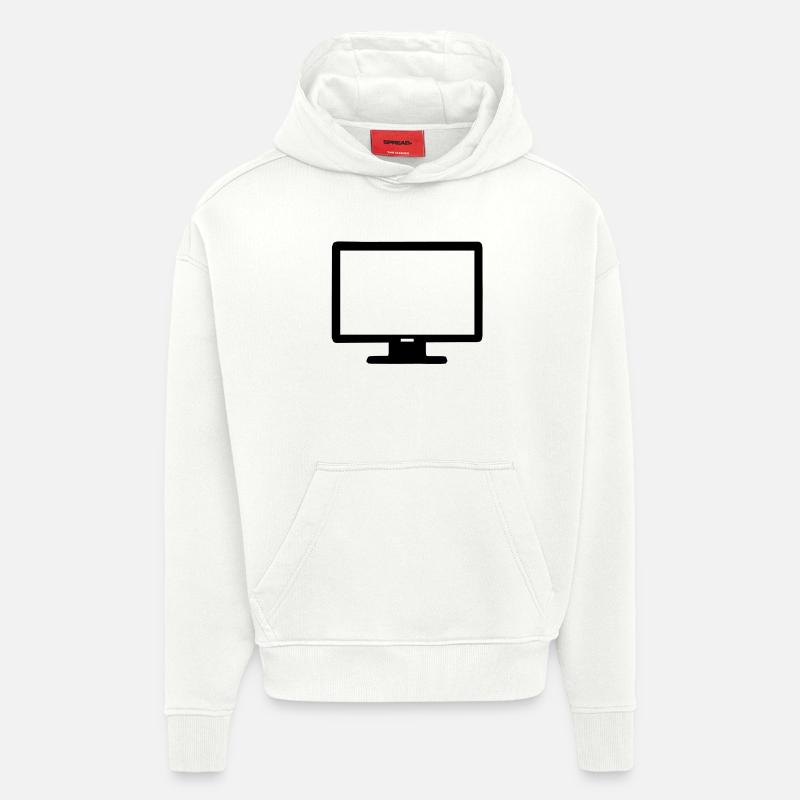 Computer Bildschirm - Hoodie- made by SPREAD  - OFF WHITE