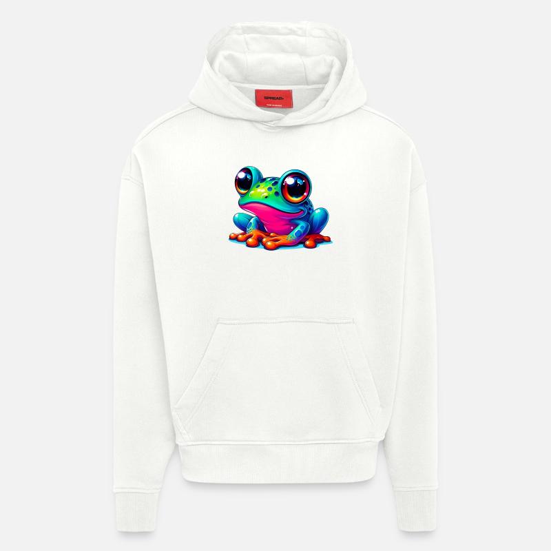 Frosch - Hoodie- made by SPREAD  - OFF WHITE
