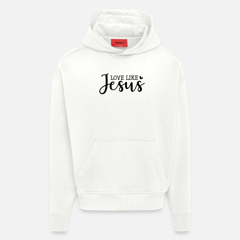 Lieben wie Jesus - Hoodie- made by SPREAD  - OFF WHITE
