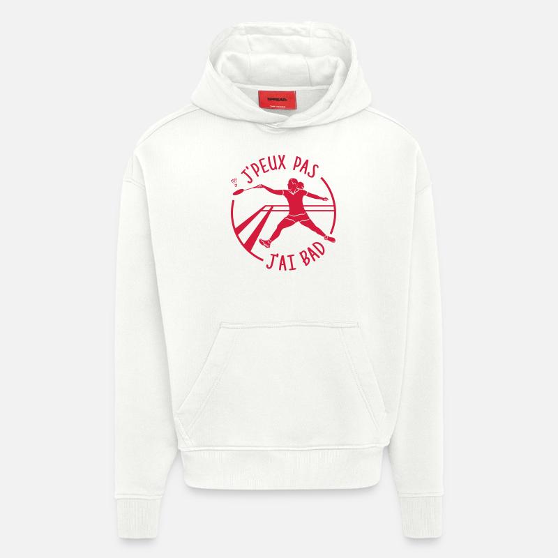 CBAD - Sweat à capuche bio épais oversize fabriqué en UE - OFF WHITE