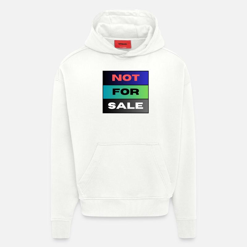 PAS À VENDRE - Sweat à capuche bio épais oversize fabriqué en UE - OFF WHITE