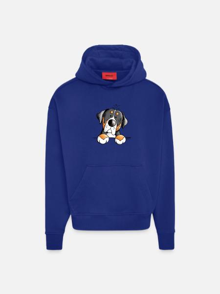 Funny Greater Swiss Mountain Dog - Hoodie- made by SPREAD - OFF WHITE