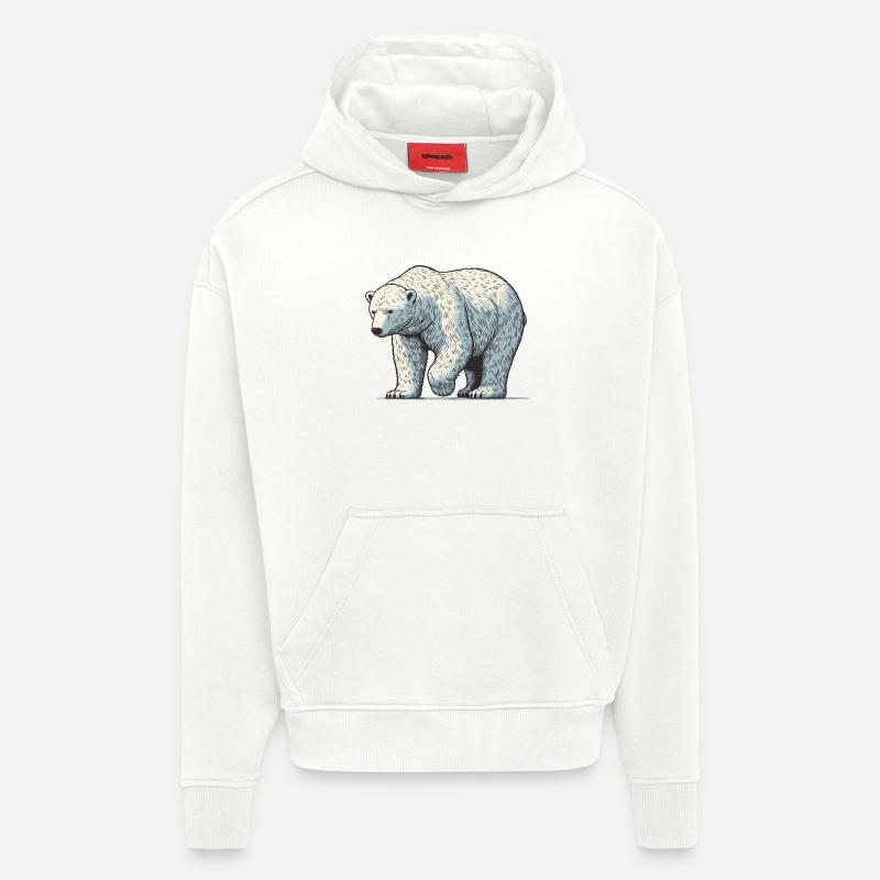 Eisbär - Hoodie- made by SPREAD - OFF WHITE