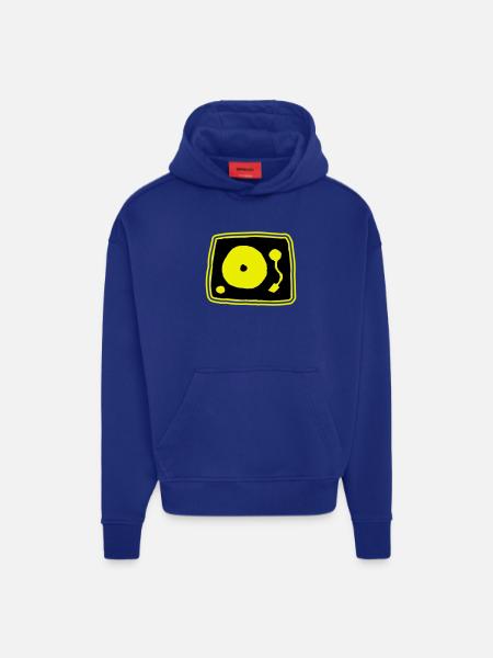 Record player - Hoodie- made by SPREAD - OFF WHITE