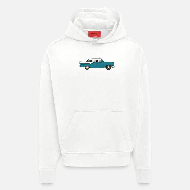 Kubanisches Oldtimer-Auto - Hoodie- made by SPREAD  - OFF WHITE