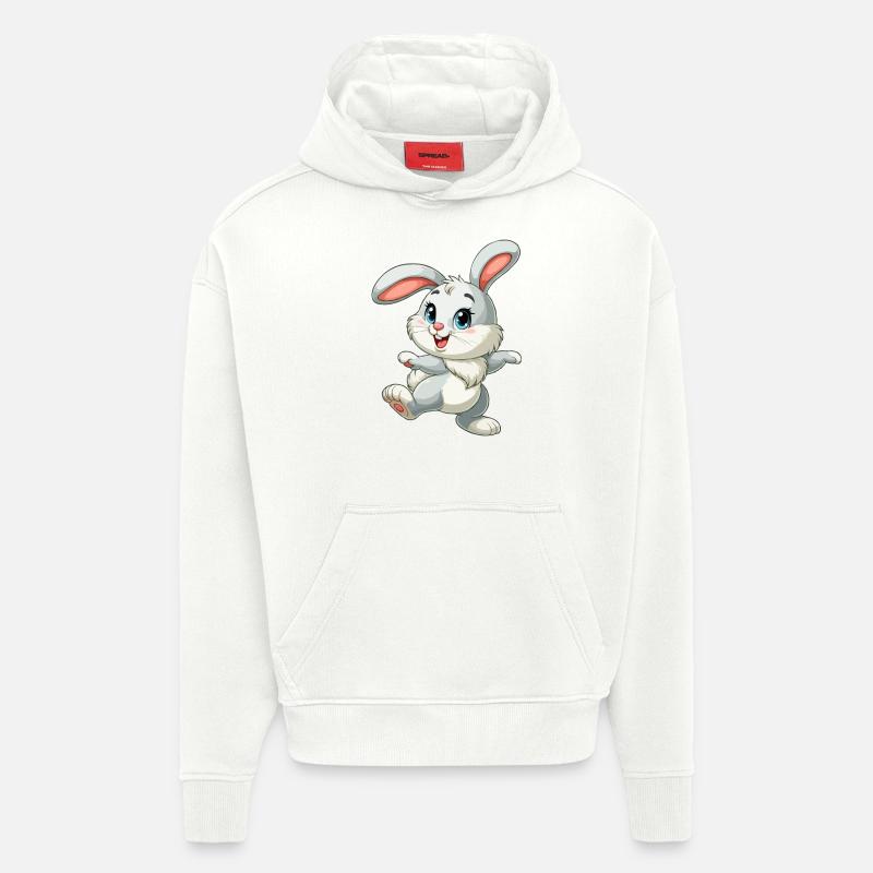 Rabbit Dancing png - Hoodie- made by SPREAD  - OFF WHITE