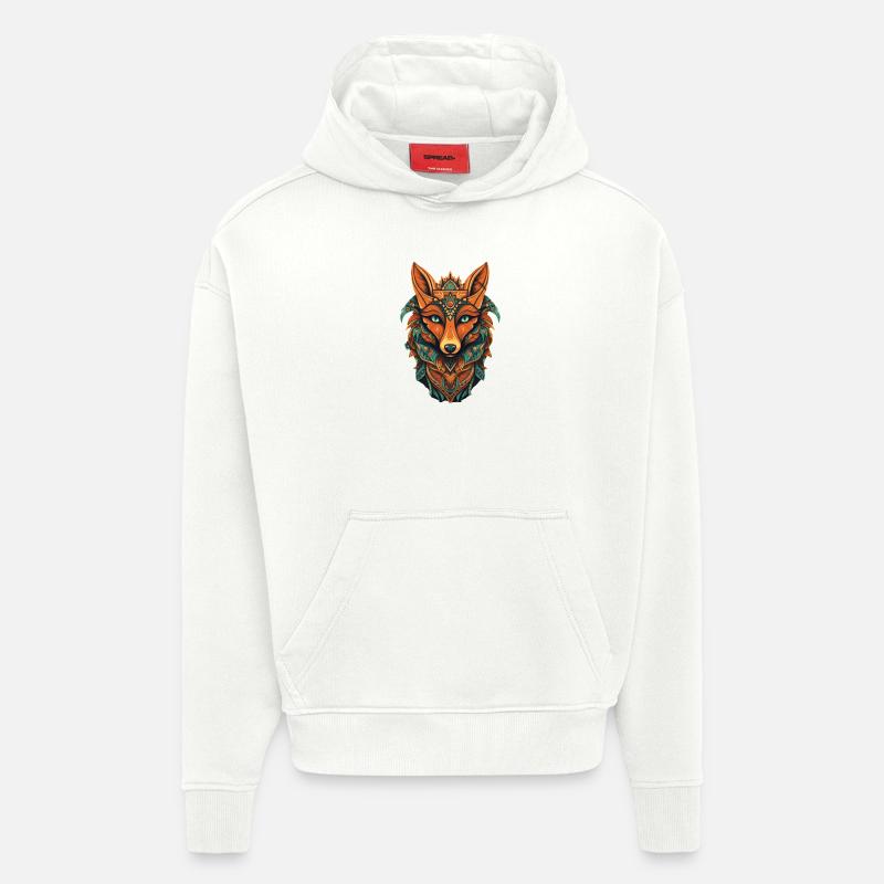 Fuchs - Hoodie- made by SPREAD  - OFF WHITE