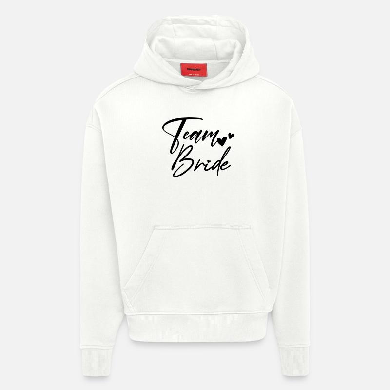 TEAM BRIDE Junggesellenabschied - Hoodie- made by SPREAD  - OFF WHITE