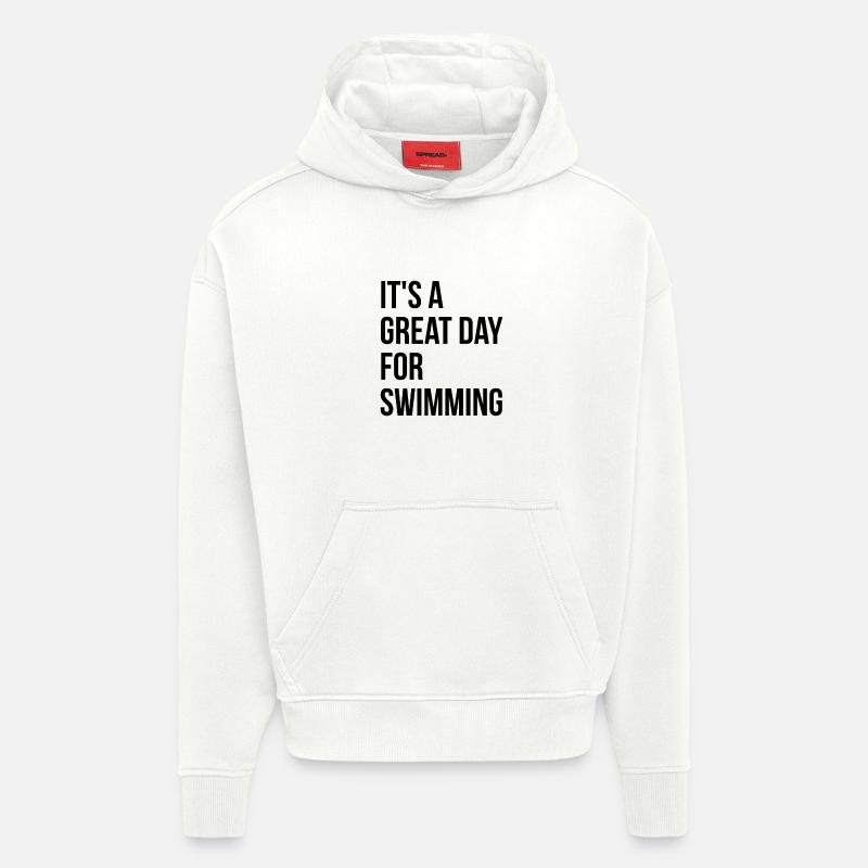 nager - Sweat à capuche bio épais oversize fabriqué en UE - OFF WHITE