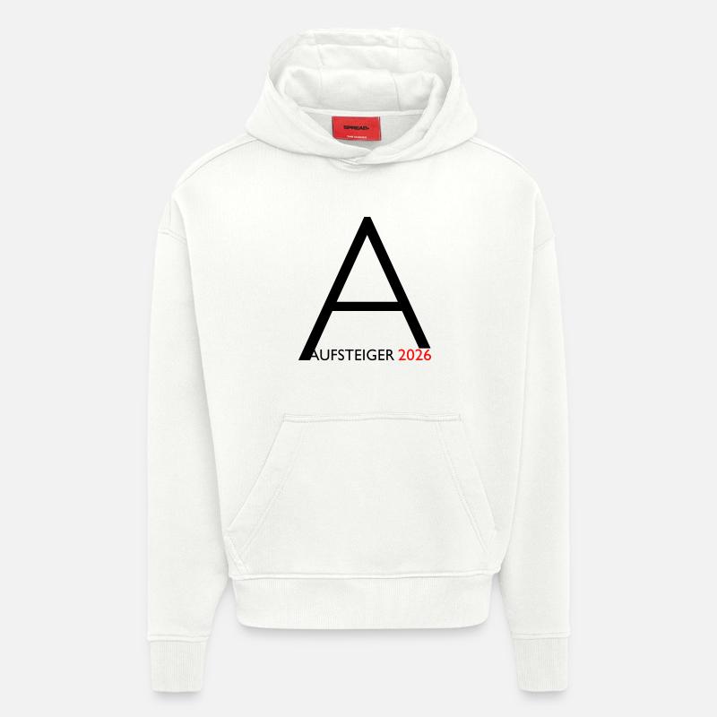 Promu Promotion 2026 - Sweat à capuche bio épais oversize fabriqué en UE - OFF WHITE
