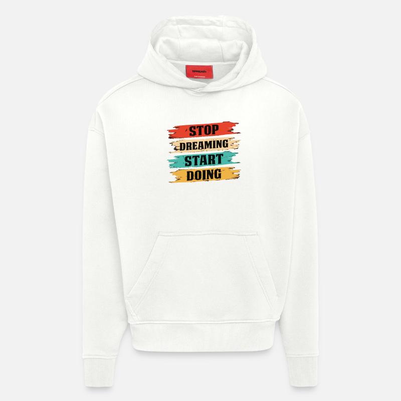 Start - Hoodie- made by SPREAD - OFF WHITE