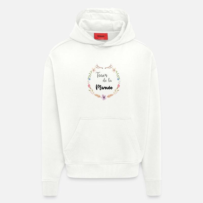 Boho Bride Team - Hoodie- made by SPREAD  - OFF WHITE