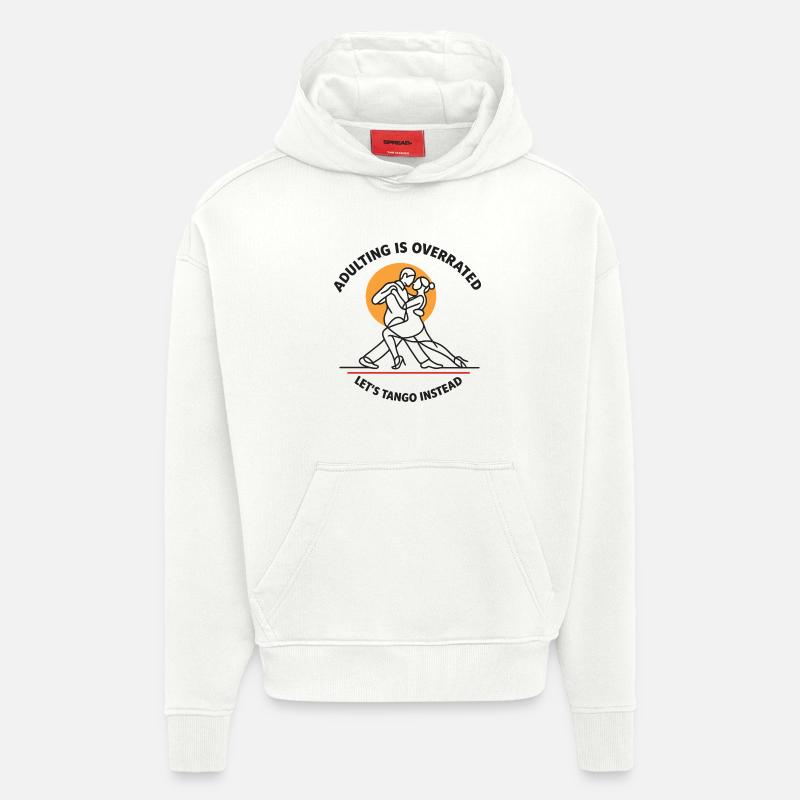 Tango Argentino Leidenschaft Geschenk - Hoodie- made by SPREAD  - OFF WHITE
