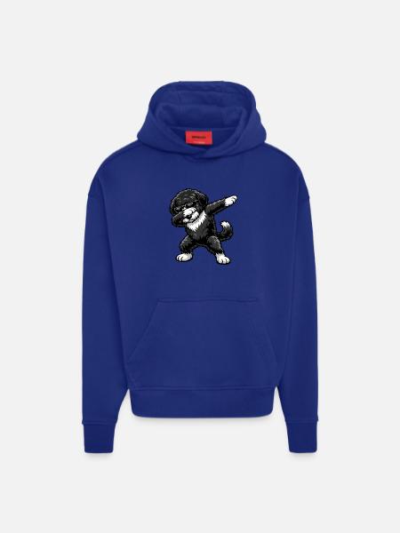 Dabbing Portuguese Water Dog - Hoodie- made by SPREAD  - OFF WHITE