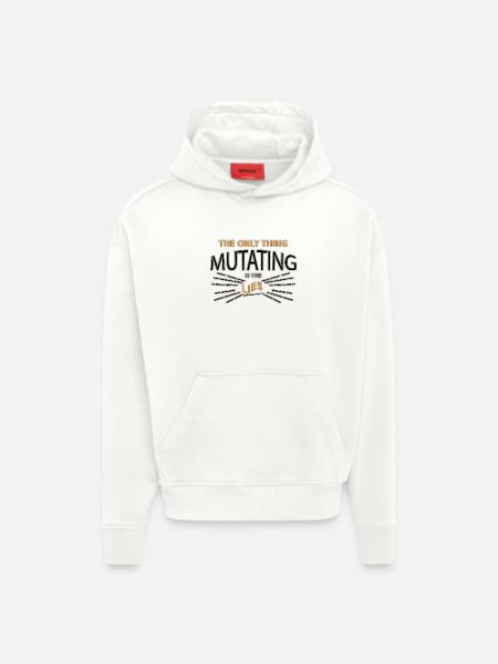 Spruch - Hoodie- made by SPREAD  - OFF WHITE