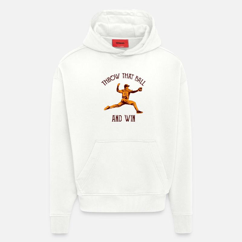 Drôle de pichet - Sweat à capuche bio épais oversize fabriqué en UE - OFF WHITE