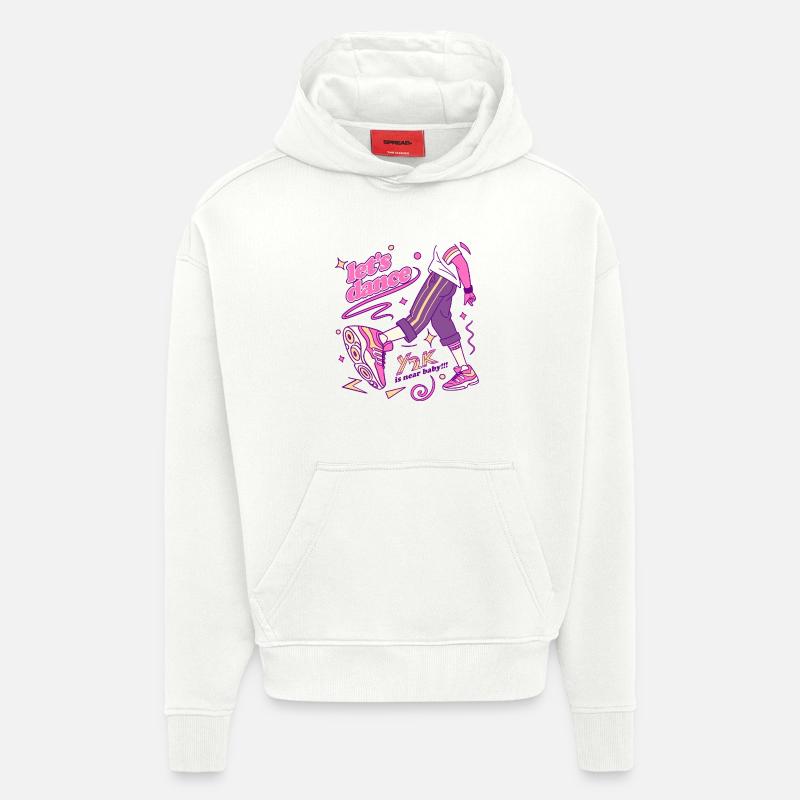 Y2K Dance Vibe Sneaker Kunst - Hoodie- made by SPREAD - OFF WHITE