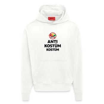 Anti Costume Costume – Disguise Carnival Muffle - Hoodie- made by SPREAD  - OFF WHITE - Front