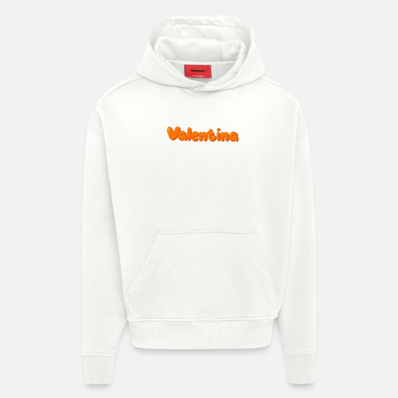 Valentina - Sweat à capuche bio épais oversize fabriqué en UE - OFF WHITE