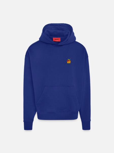 Glace - Sweat à capuche bio épais oversize fabriqué en UE - OFF WHITE