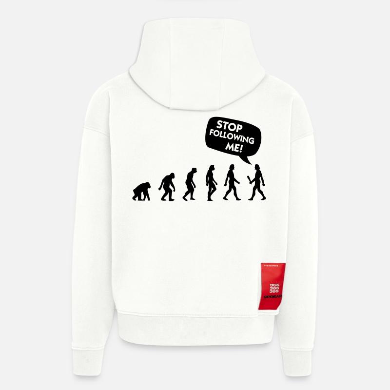 Utviklingen av en stalker - Heavyweight Oversized Organic hettegenser produsert i EU - OFF WHITE