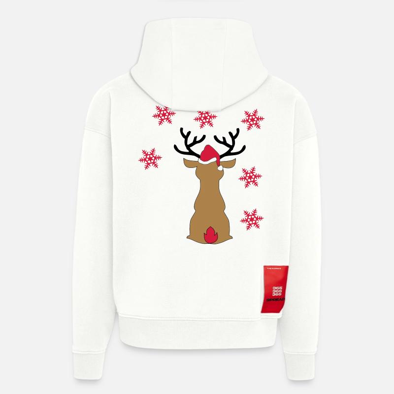 elch - Hoodie- made by SPREAD  - OFF WHITE