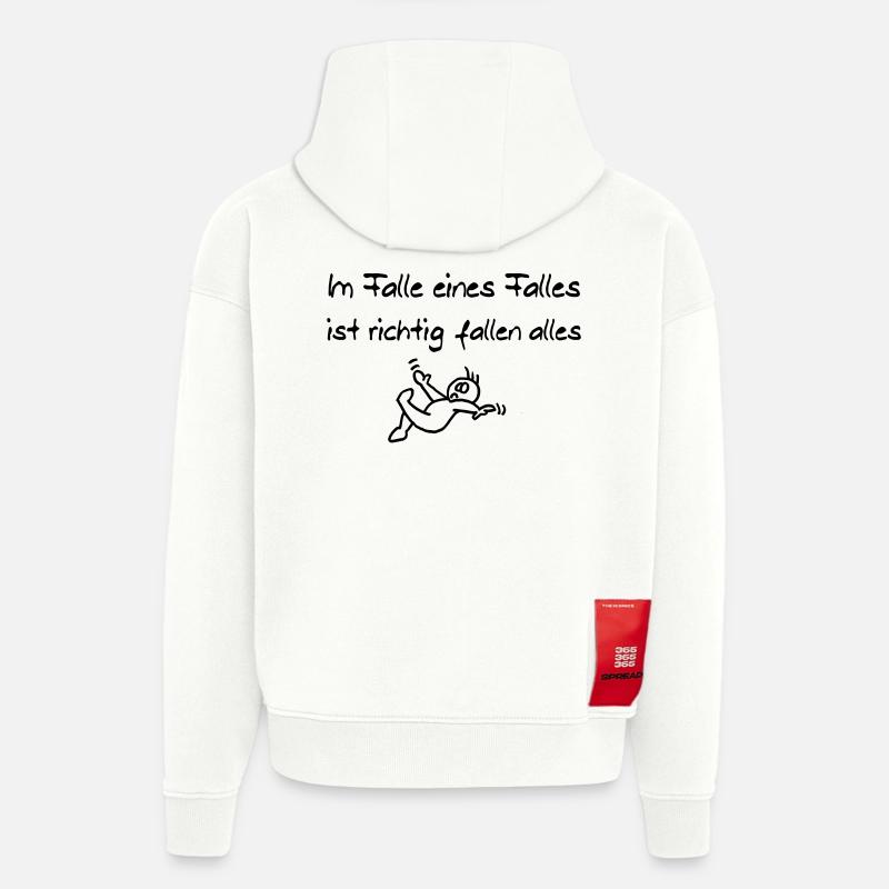 Im Falle eines Falles - Hoodie- made by SPREAD  - OFF WHITE