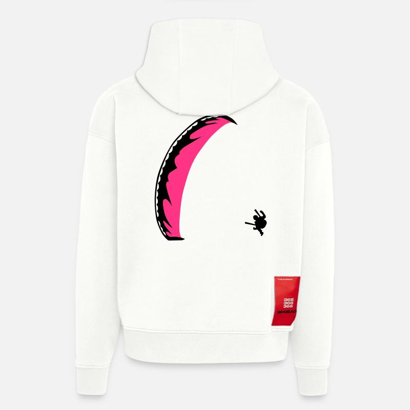 Parapente - Sweat à capuche bio épais oversize fabriqué en UE - OFF WHITE