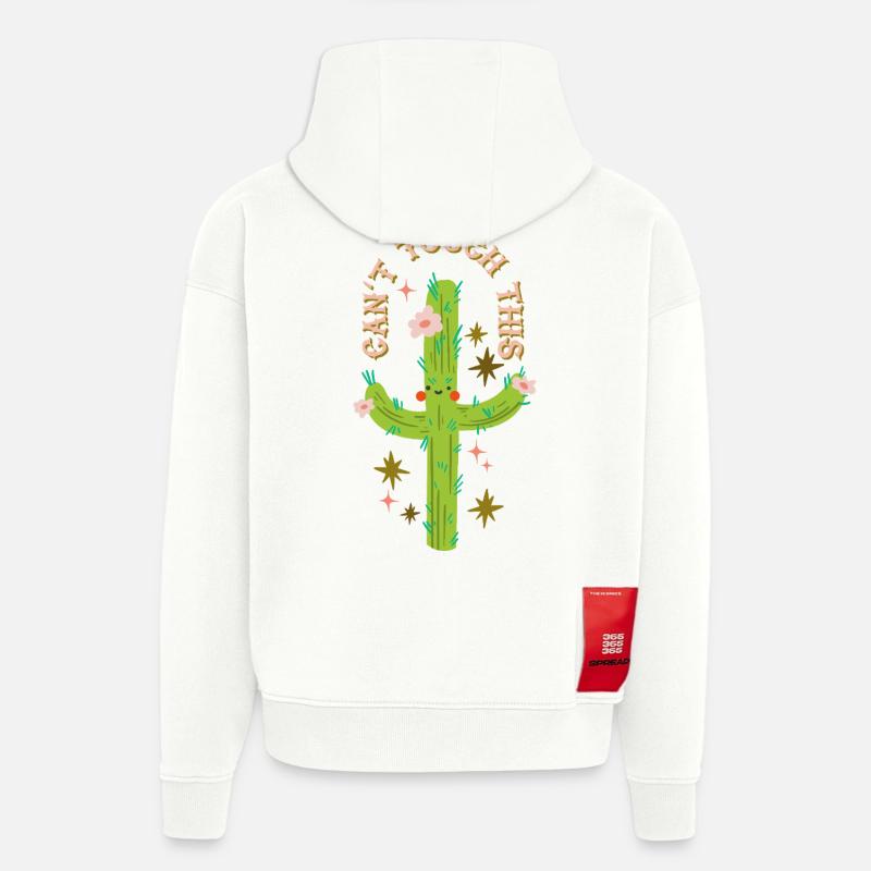 Can't touch this - Prickly cactus design - Hoodie- made by SPREAD  - OFF WHITE