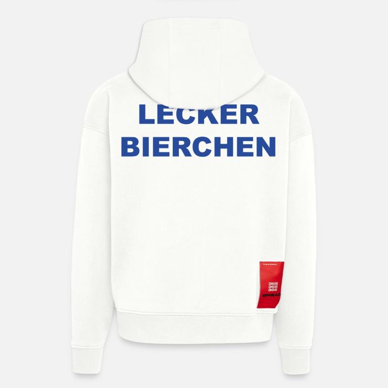 Lecker Bierchen T-Shirt - Hoodie- made by SPREAD  - OFF WHITE