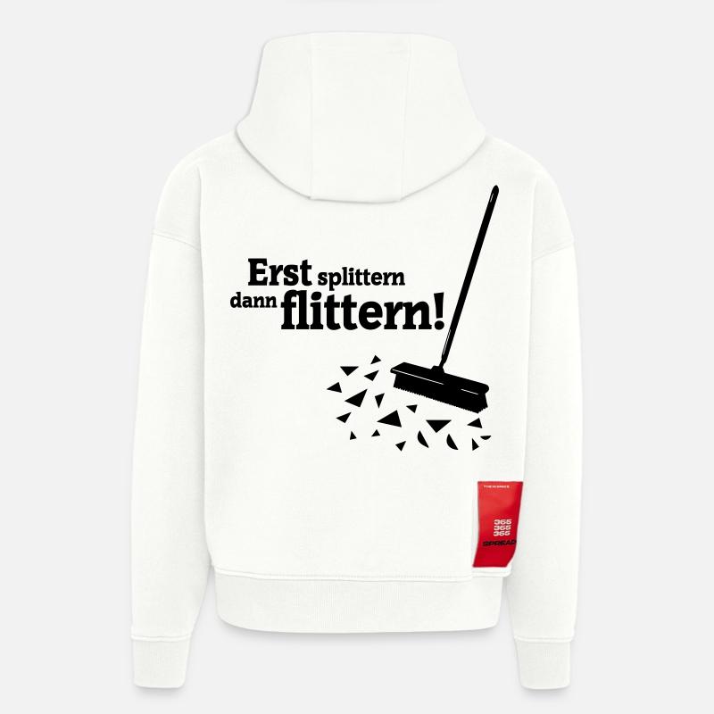 Polterabend - Hoodie- made by SPREAD  - OFF WHITE