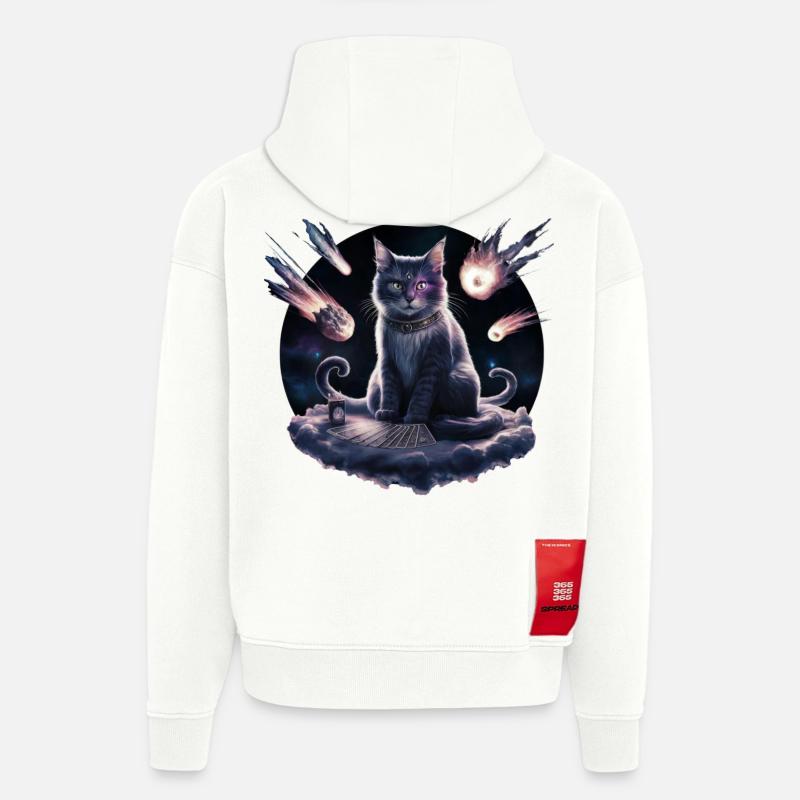 Kitku der Hellseher - Hoodie- made by SPREAD  - OFF WHITE