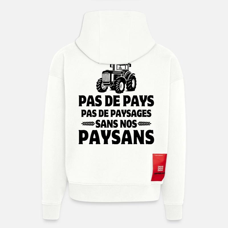 Bauer, Bauer, Bauer - Hoodie- made by SPREAD  - OFF WHITE