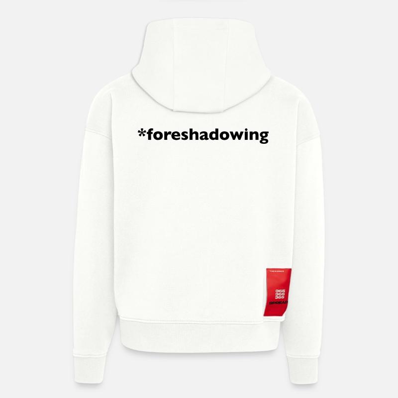 Préfiguration - Sweat à capuche bio épais oversize fabriqué en UE - OFF WHITE