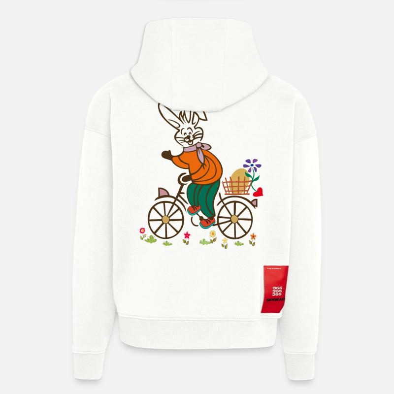 Easter , Easter Egg, Easter - Hoodie- made by SPREAD  - OFF WHITE
