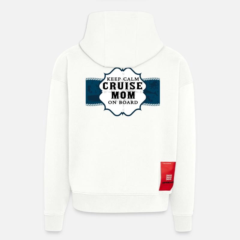 Kreuzfahrt Mama - Hoodie- made by SPREAD  - OFF WHITE
